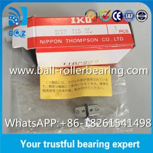 China Stainless Steel IKO Miniature Linear Ball Bearing Linear Guide BSP715SL on sale