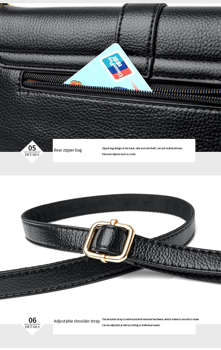 Large Capacity Lady Style Spring Soft Leather Shoulder Crossbody Bag for Women