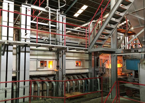Cheap Automatic ISO9001 Gas End Fired Glass Melting Furnace for sale