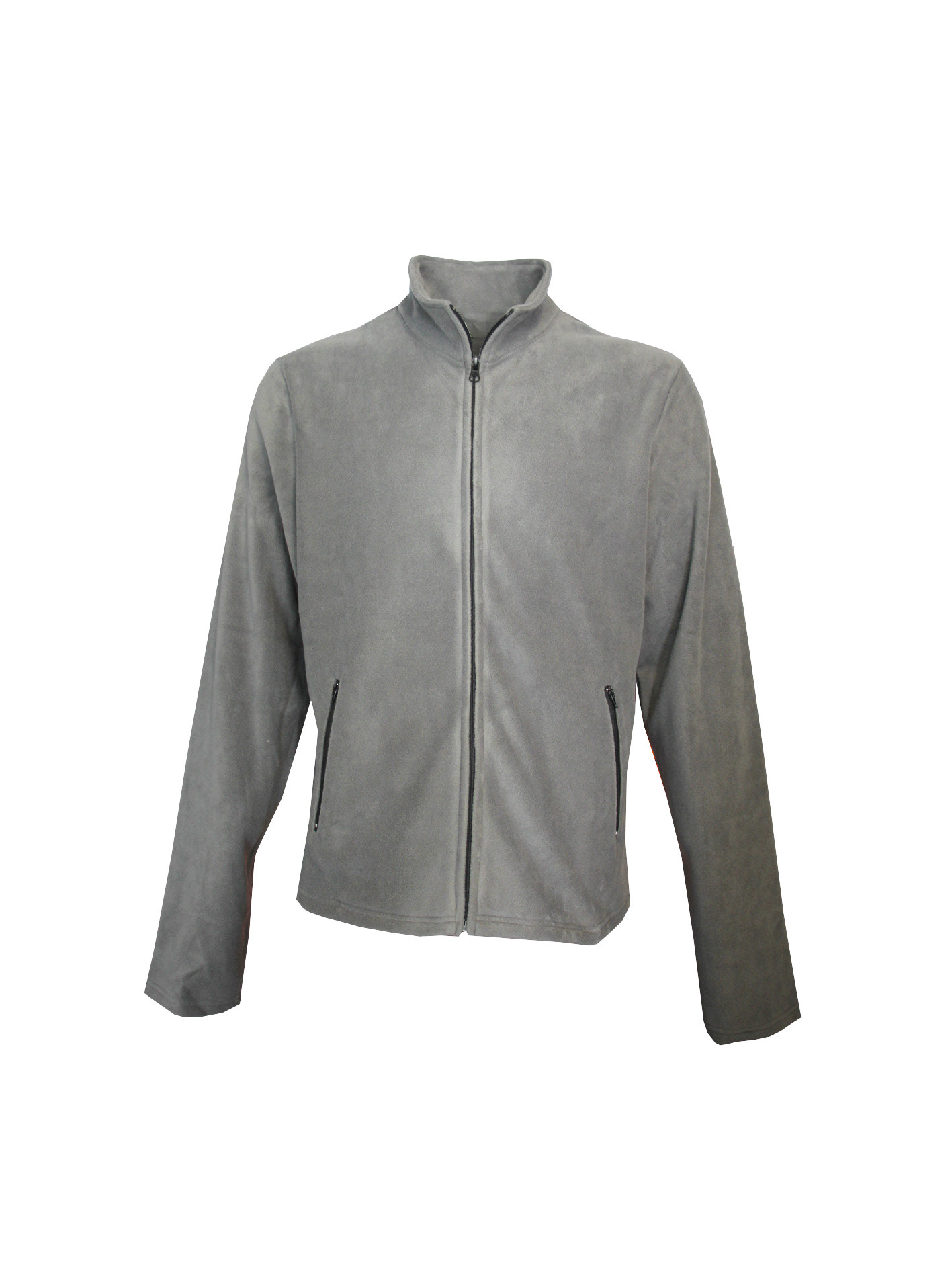 240 GSM 100% Polyester Polar Fleece Grey Men Fall And Winter Jacket