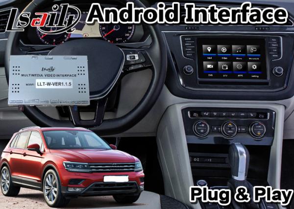 Cheap Lsailt Android 9.0 Volkswagen Video Interface for VW tiguan Car GPS Navigation Youtube Google for sale