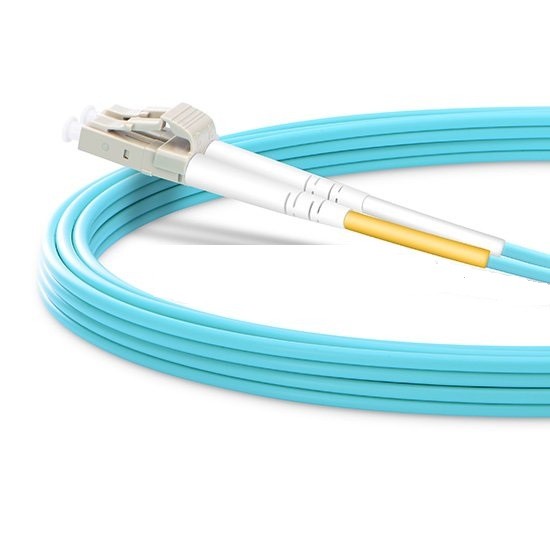 LC UPC - ST UPC Duplex 2.0mm PVC OFNR OM4 MM Fiber Patch Cable