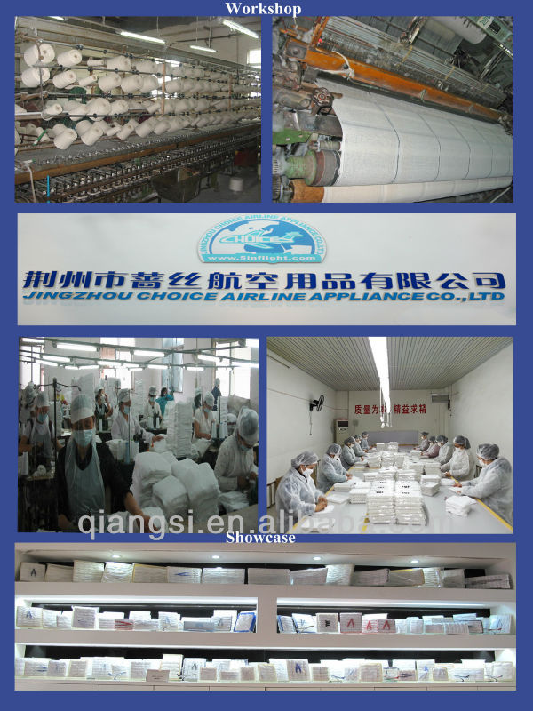 Refreshing bleach cotton disposable cold towels for airline