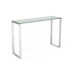 Living Room 20KGS 35cm 78cm Tempered Glass Console Table
