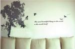 Reusable Designer Wall Flower Stickers LY-034 / Floral Wall Stickers