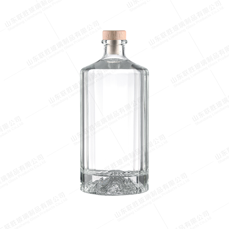 Empty Glass Bottle for Milk/Juice/Tea/Drink 500ML Square