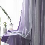 Double Side Matte Polyester Curtain Fabric Blackout 90% Shading