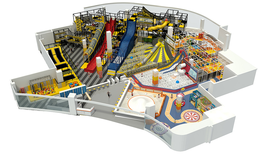 Naughty Indoor Play Structure For Childrens , Anti Skid Indoor Play Area Equipment