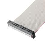 IDC FC-2*20P 40Pin 2.54mm Pitch Black PBT+G/F UL2651 28AWG IDC Flat Ribbon Cable