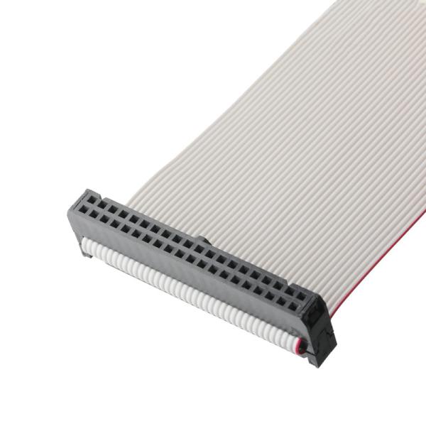 IDC FC-2*20P 40Pin 2.54mm Pitch Black PBT+G/F UL2651 28AWG IDC Flat Ribbon Cable