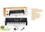 49 Keys Electric Keyboard Dual Power Kids Toy Piano W / Mic Powered By AA