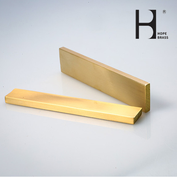 SGS Golden Brass Flat Bars , Anti Corrosion 5mm Brass Bar