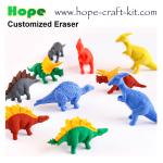 OEM ODM TPR PVC Erasers Kids Stationery supplies 3D Animal, Food, Plant,