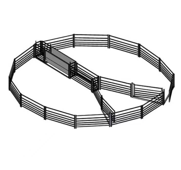 1.8m Hot Dip Galvanized Livestock Corral Panels For Cattle Fence