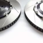 8 Slots Cast Iron Brake Disc 410*36mm Floating Center For Audi RS6