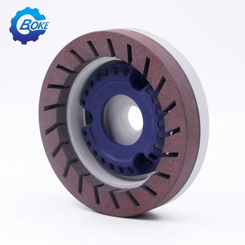 Turbo Shape Bonded Segmented Resin Grinding Wheel For Bavelloni Beveling Machine