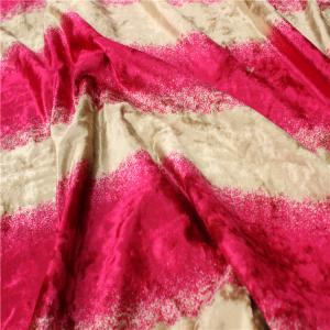 Quality Professional Warm Crushed Velvet Fabric Customized Width For Curtain wholesale