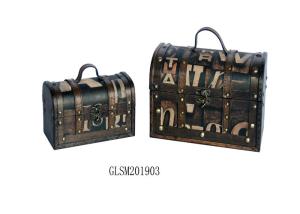 Quality Household Handmade L30 Leather Storage Chests wholesale