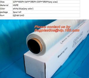 Quality plastic painters masking film, Speedy Mask/Covering Tape/Masking Film, masking film car repair plastic film wholesale