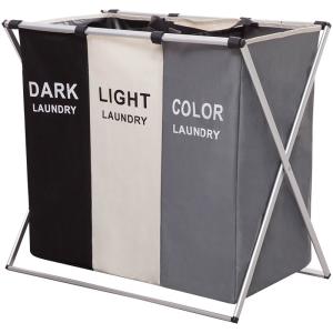 Quality Foldable Waterproof X Shape Steel Laundry Basket wholesale