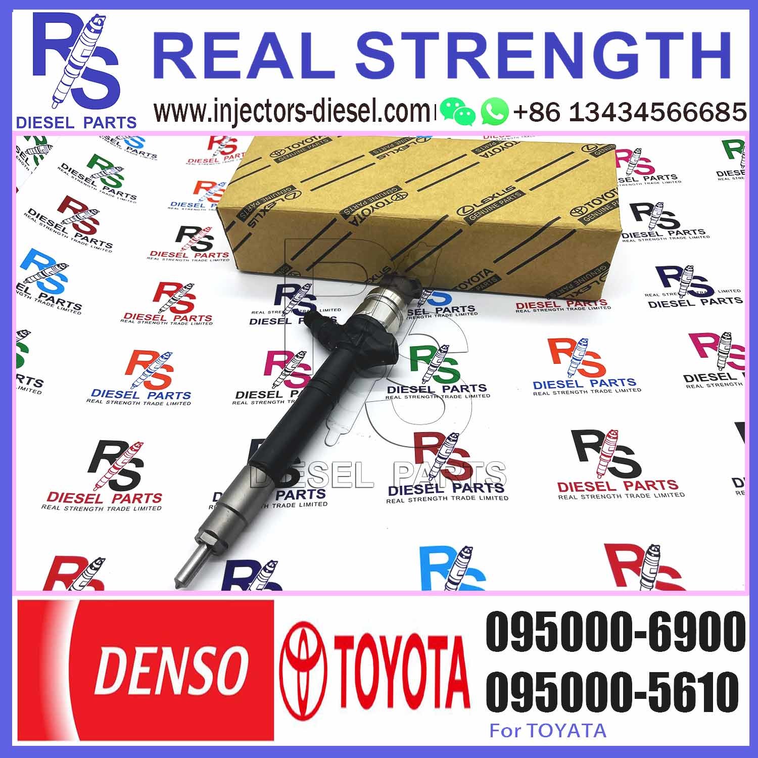 high quality Diesel injector Common rail injector for engine 23670-09200 095000-6900