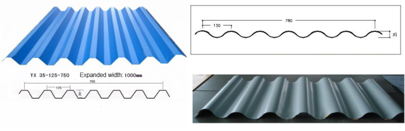 Galvalume PPGL Color Coated Steel Coil Tile Az120 Metal Corrugated