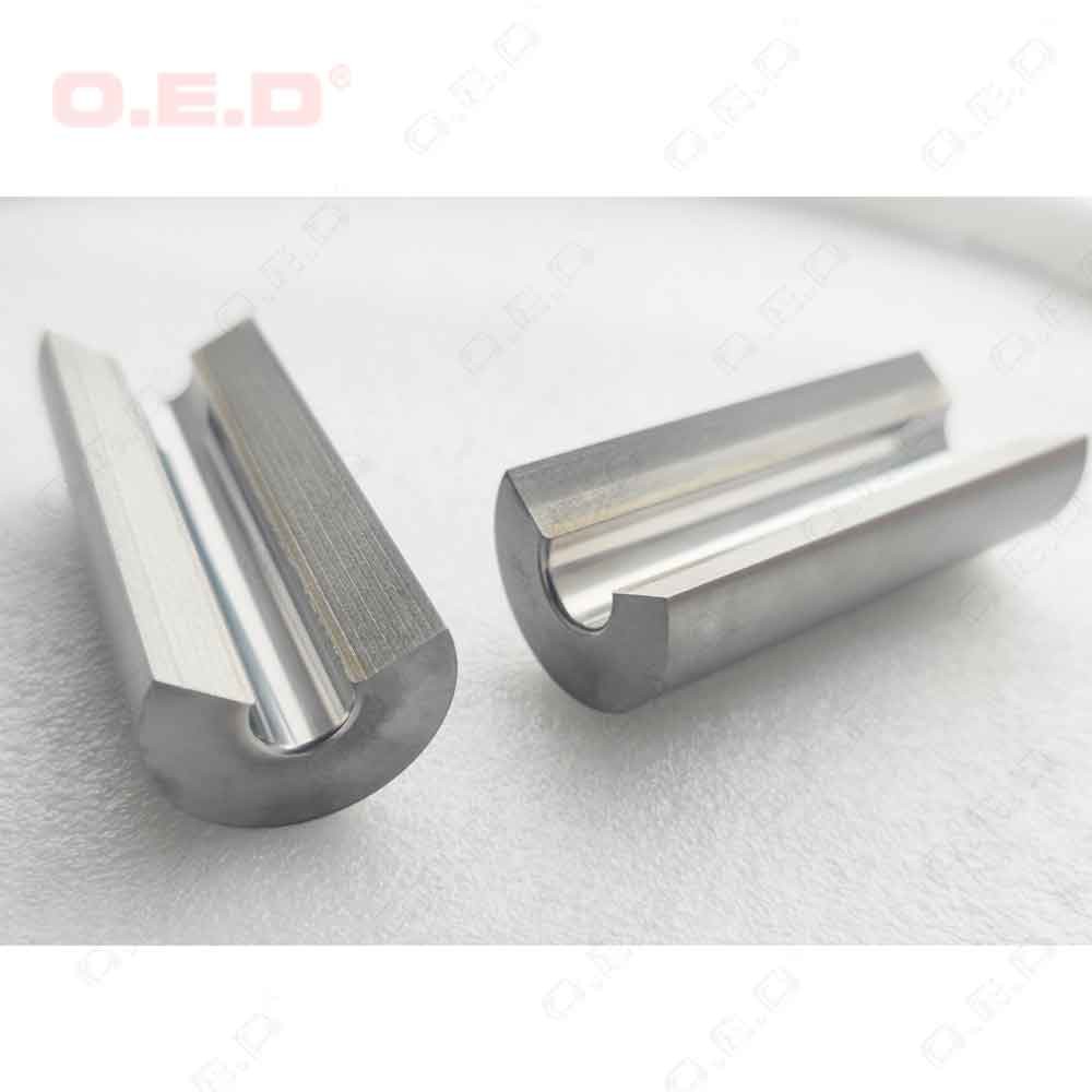 Half Round Tungsten Carbide Pull Rod Mold Parts G20 High Strength Carbide Mold