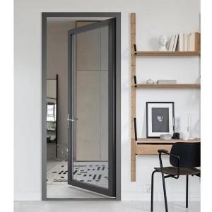 Quality Broken Bridge Aluminum Swing Door Weatherproof for Restaurant Kitchen wholesale