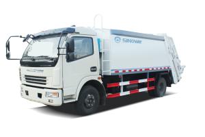 Quality 8.0m³ Hopper Capacity Garbage Collection Truck Mobile Trash Compactor Environment Protection wholesale
