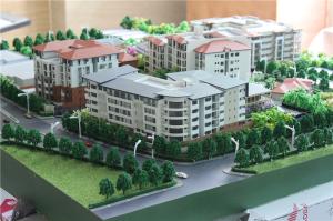 Quality LED Light Miniature Building Models , Laser Carving Factory 3D Model wholesale