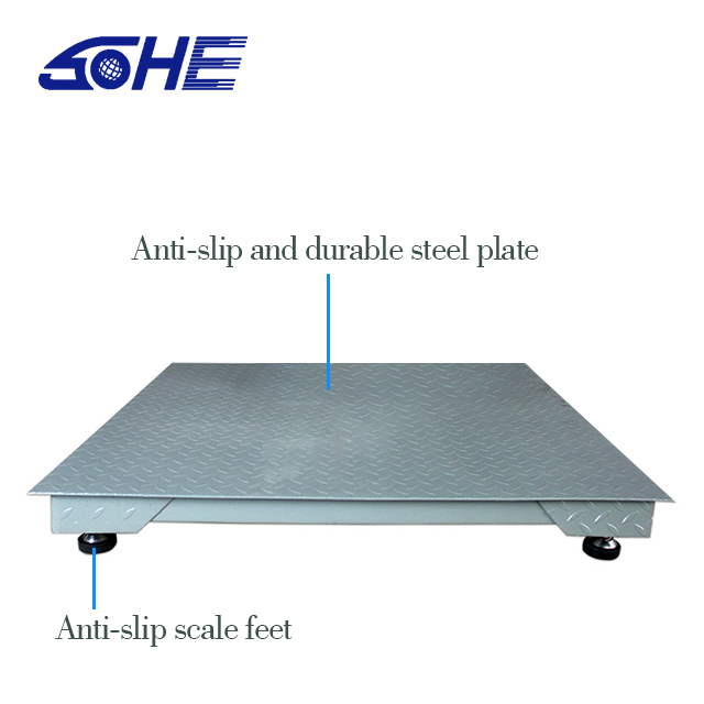 High Precision Single Digital Platform Floor Weighing Scale with Customized OBM Support