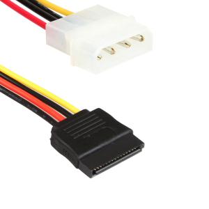 Quality Male Female Y SATA Hard Drive Cable Splitter Molex 4 Pin Durable wholesale