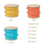 4F - 96F SM Tight Buffer Fiber Cable / Distribution Fiber Optic Cable