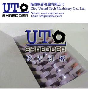 Quality supply and produce blade, knife, rotor, etc in the double shaft shredder / two rotor crusher / twin shaft shredder wholesale