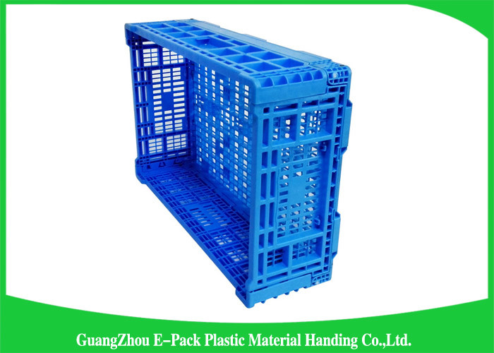 Agriculture Folding Plastic Crates Storage Fruit 60L PP 30kg Eco-Friendly