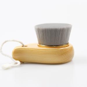 Quality Classic Face Cleansing Brush Synthetic Hair Wooden Handle wholesale