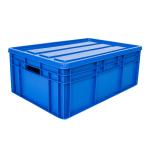 PP Industrial Storage Stacking Box Solid Style for Supermarket Plastic Turnover