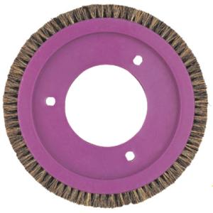 Quality LK Stenter Brush Wheel Bruckner Plastic Purple Body Bristle Pig Hair Nylon Hair Stenter Machine Parts wholesale
