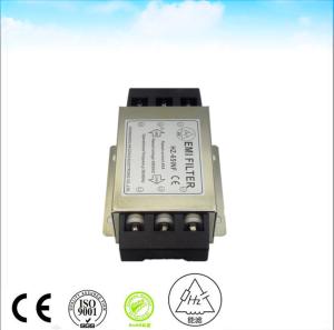 Quality 380VAC 30A-100A EMI Suppression Filter 11KW Inverter Noise Suppression wholesale