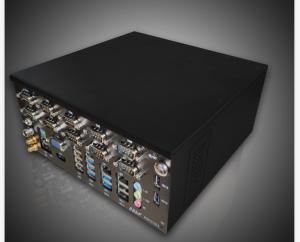 China 300Mb/S WiFi 6*RS2322 Industrial Desktop PC Intel Core I7 4500U on sale