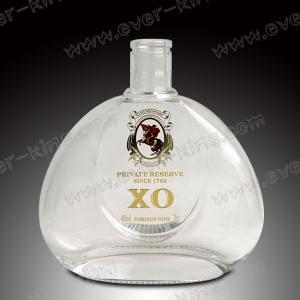 Quality 750 ML Oval Glass Liquor Bottles wholesale