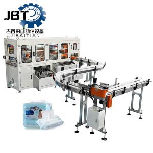 Flushable High Speed Wet Tissue Production Line With N Fold  10-15kw