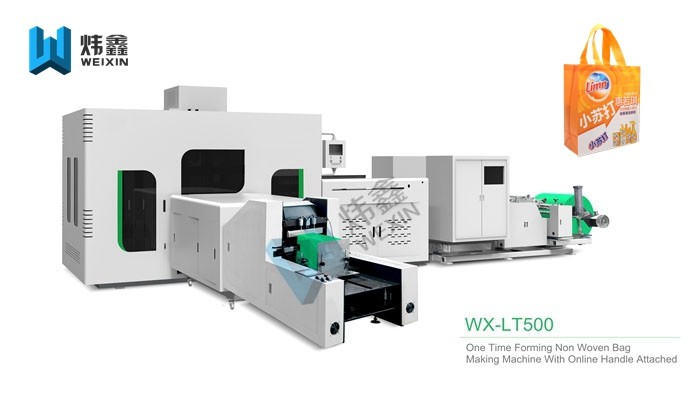 Ultrasonic White Non Woven Box Bag Making Machine With Computer Control