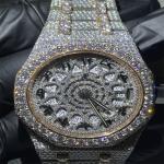 Top Brand Arabic Dial Bust Down Moissanite Watch