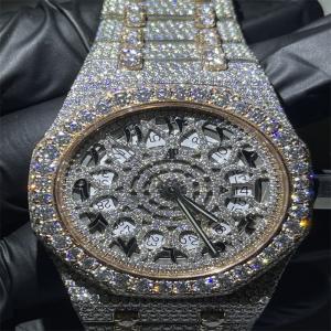 Quality Top Brand Arabic Dial Bust Down Moissanite Watch wholesale