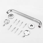 12Mm Extruded Aluminum Handrail Profiles Tempered Glass Stair Railings Handrail