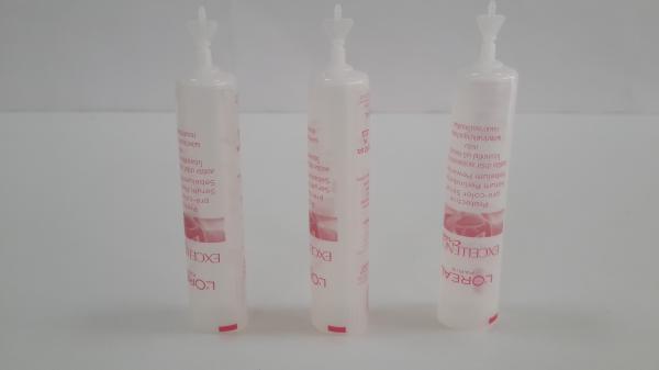 Disposable Plastic Snap Off Screw Tube Cosmetic Packaging For Hotel And Travel