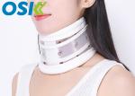 Plastic Neck Injury Collar , Cervical Neck Brace Long - Term Usage CE Approved