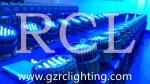 Green case Outdoor Stage Lighting 54x3W RGB LED Par Cans Show Lighting Ri-Color
