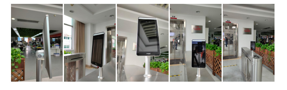 Contactless Face Recognition Attendance System Machine 7 Inch GC2145 Sensor